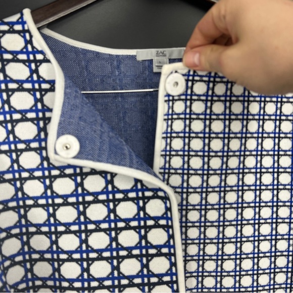 MATCHING SET - Zac Posen Knit Printed Jacket and Dress Set - Picture 13 of 17